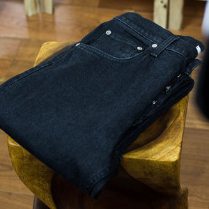 Helmut Lang High-Rise Straight Jeans Black (32)